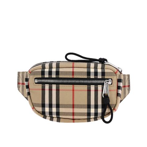 banane burberry|Burberry Black Banane Waist Bag, vintage check with original.